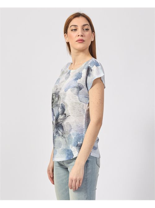 T-shirt pour femme Yes Zee avec impression par sublimation YES ZEE | T243-Y3022713